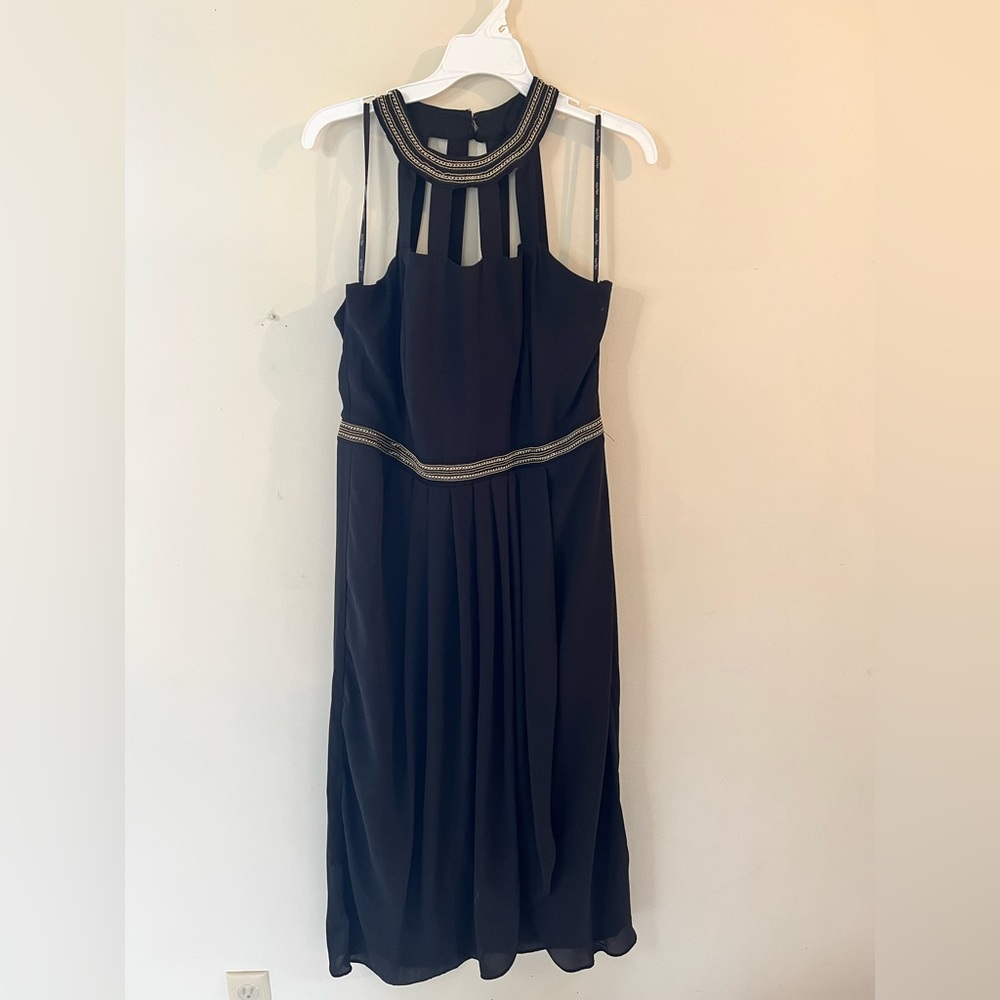 City Chic NWT Maxi Sexy Cleo blk size S/size 14 women